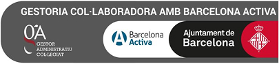 Gestoría colaboradora con Barcelona Activa​